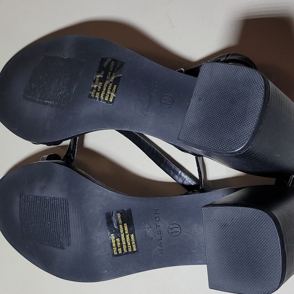 H by Halston Sandal Block Heel Size 11 - Picture 7 of 8